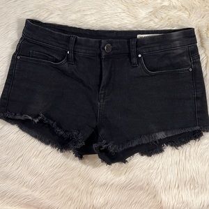 Blank NYC Little Queenie Black Denim Shorts